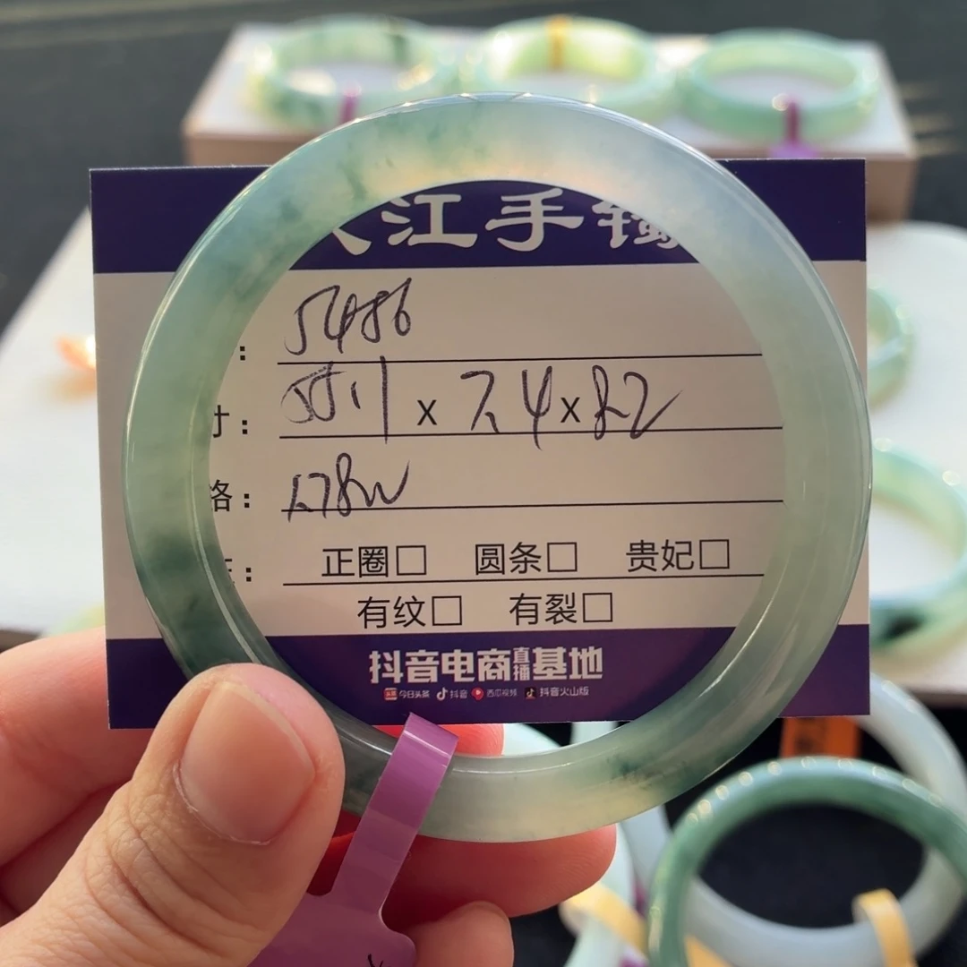 未镶嵌手镯翡翠翡翠