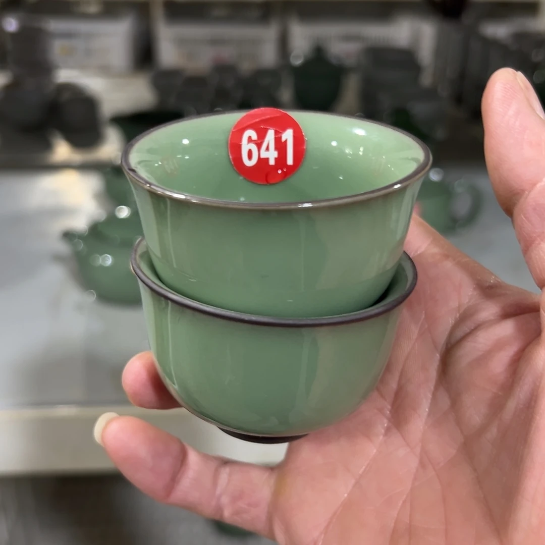 微瑕陶瓷茶壶茶杯家用