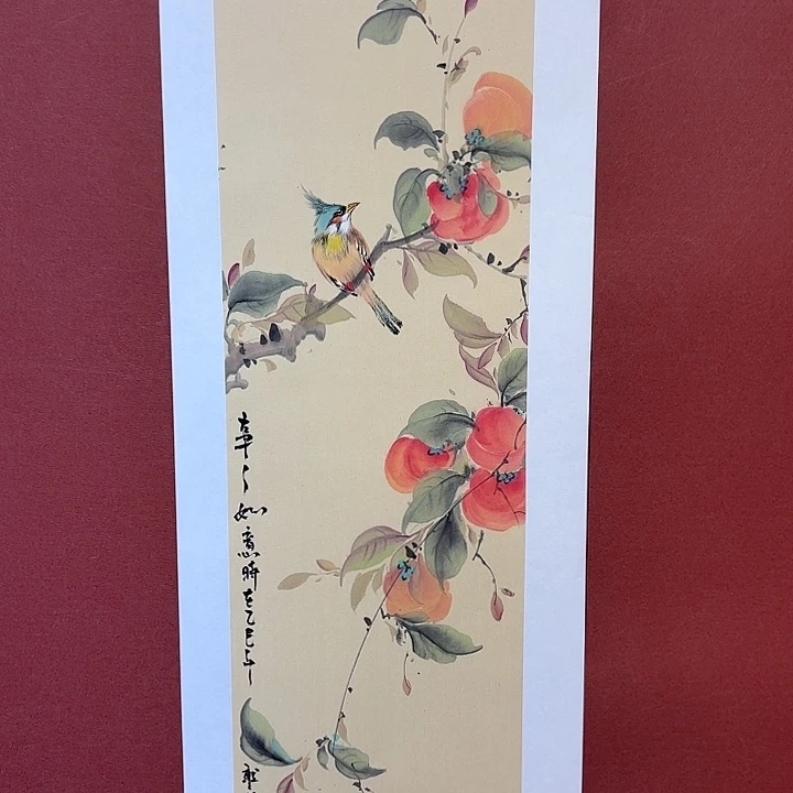 国画听兰老师花鸟