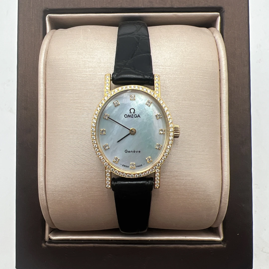 95新 Omega/欧米茄 欧米茄60625手动后钻赠送表带赠送手链