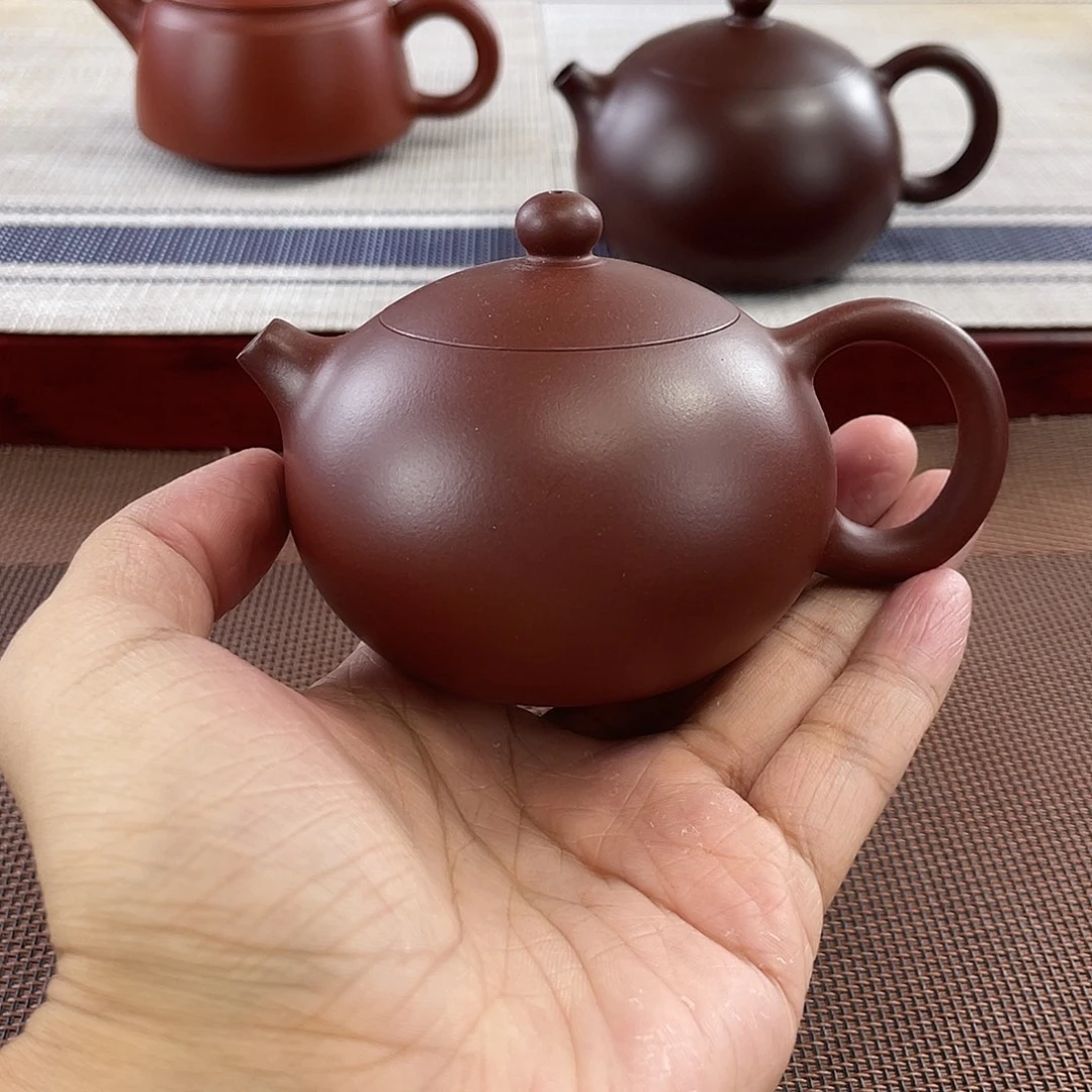 紫砂壶原矿龙血砂西施150cc