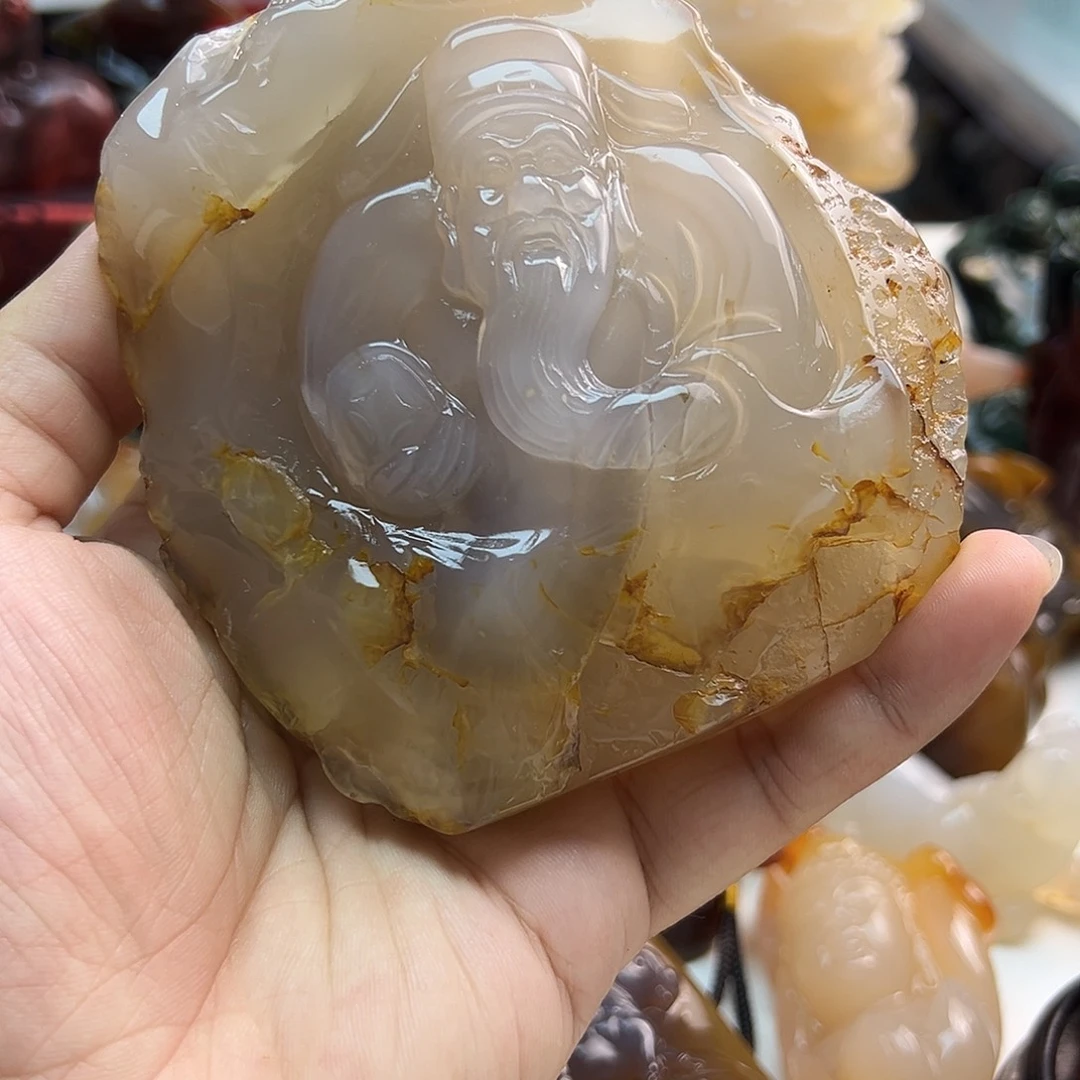 玛瑙/玉髓未镶嵌颈饰