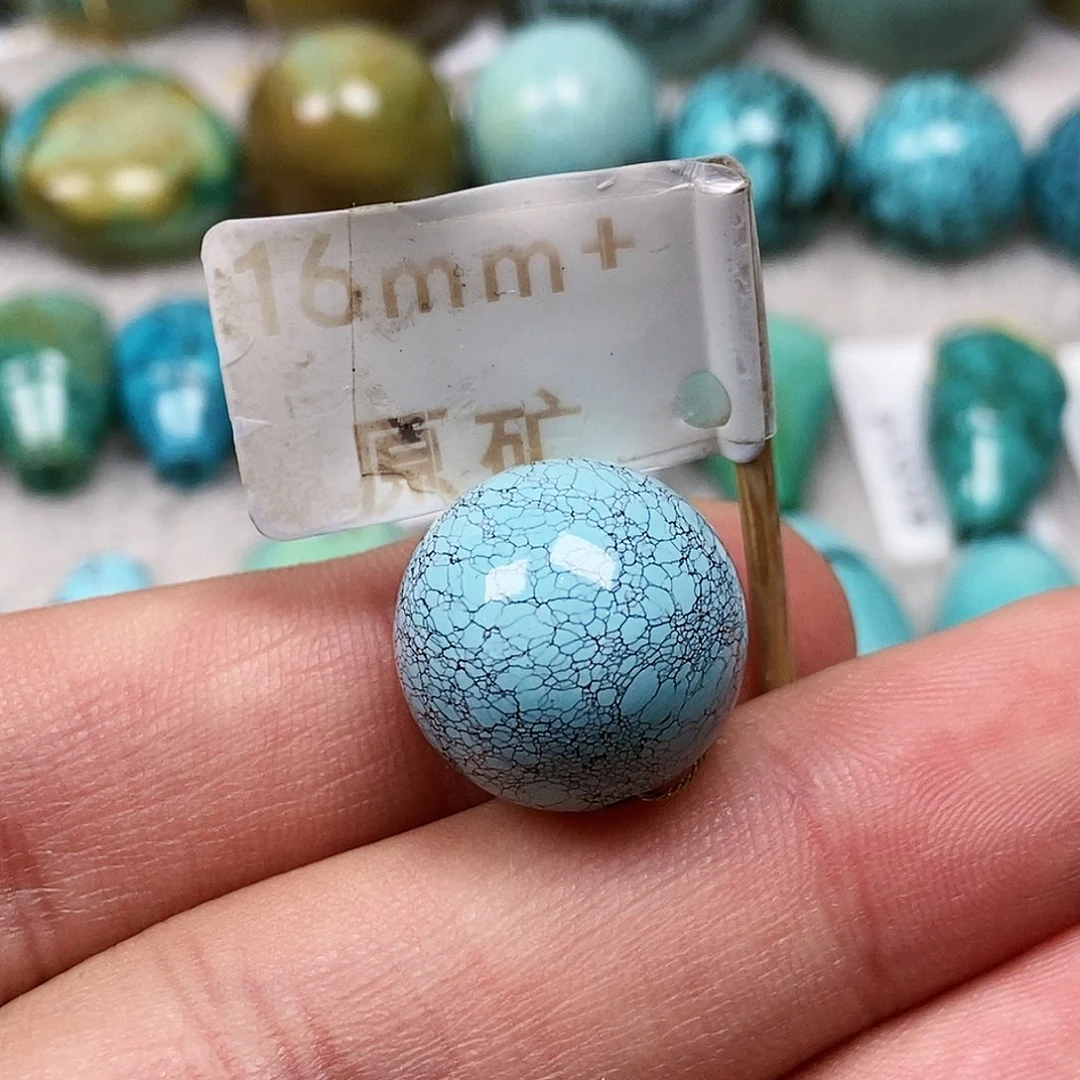 未镶嵌绿松石珠宝半成品