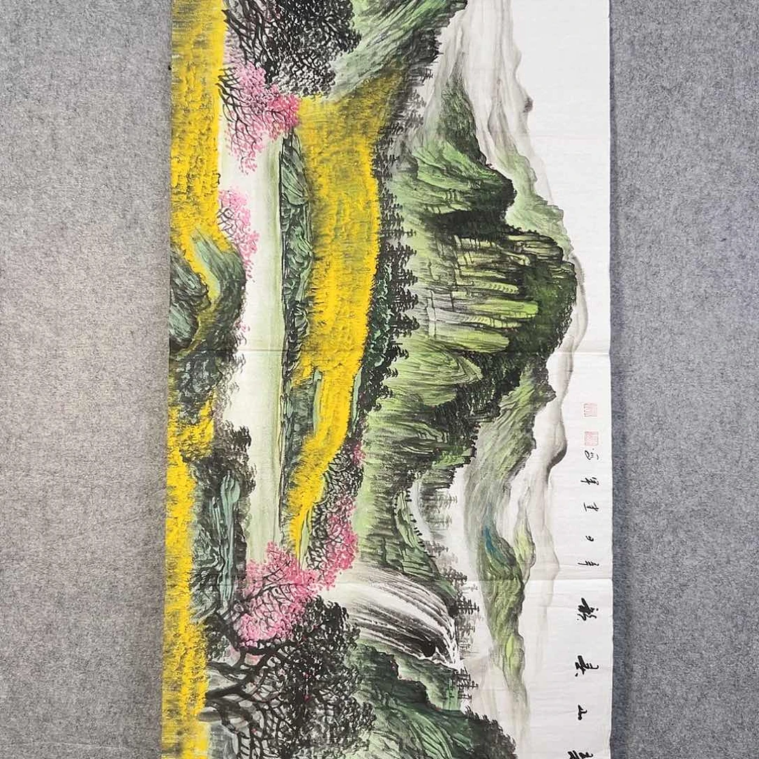 国画725 牡丹之歌传情传中之美是