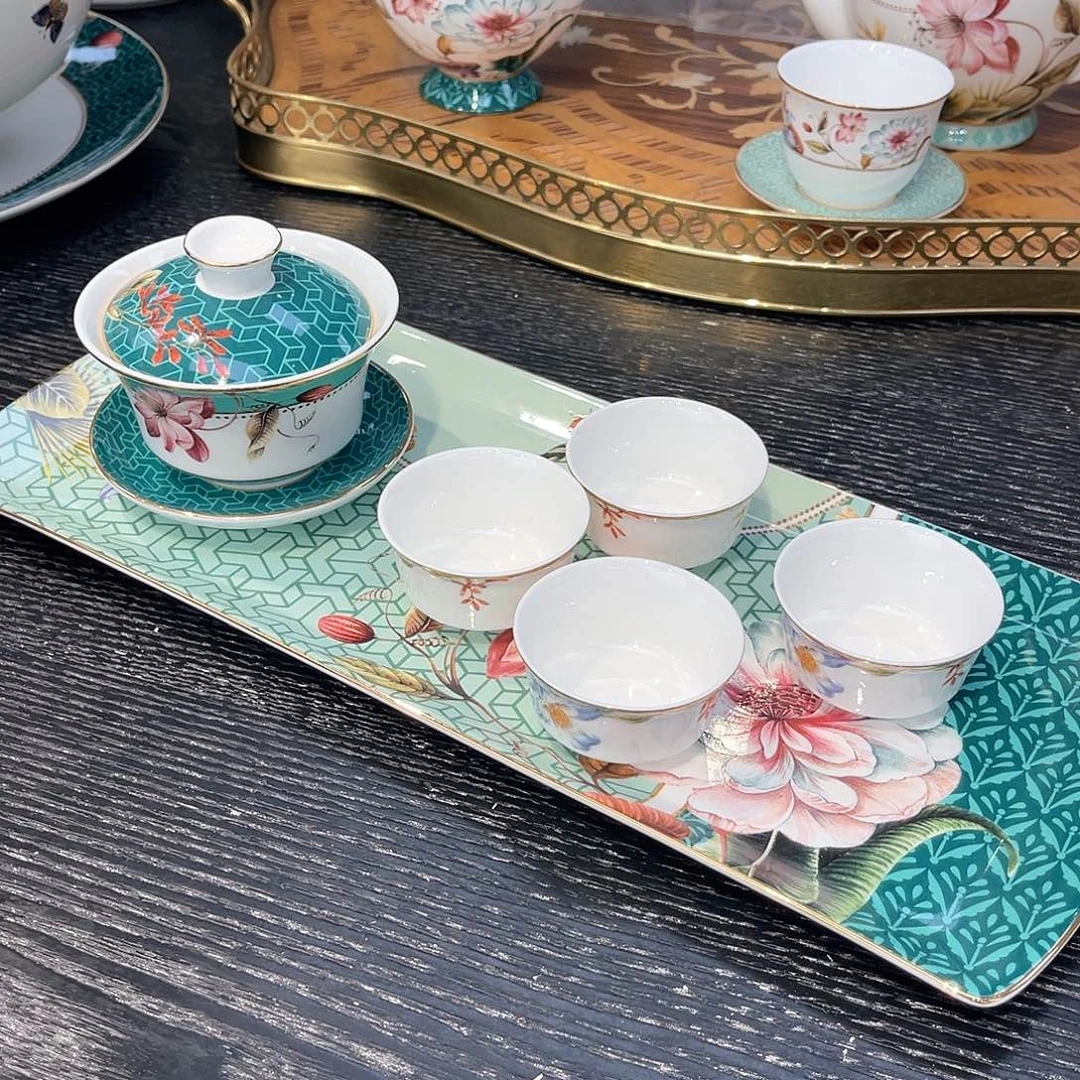 骨瓷一套连托盘/////