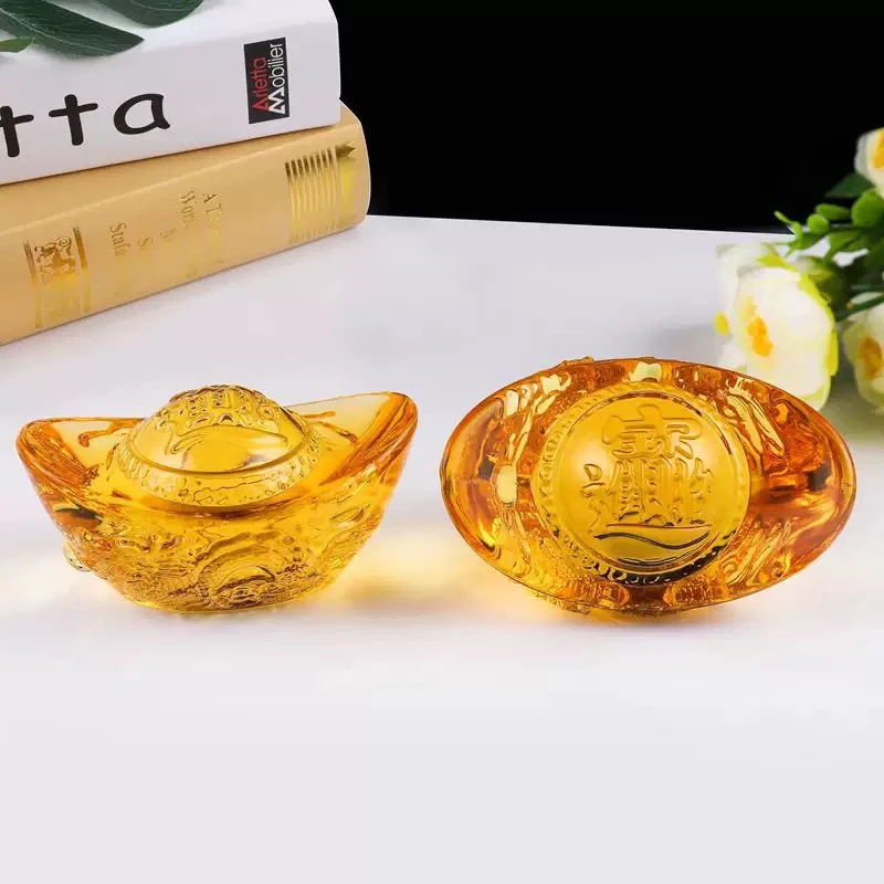 【观自在】龙纹元宝·家居摆件（发两个）