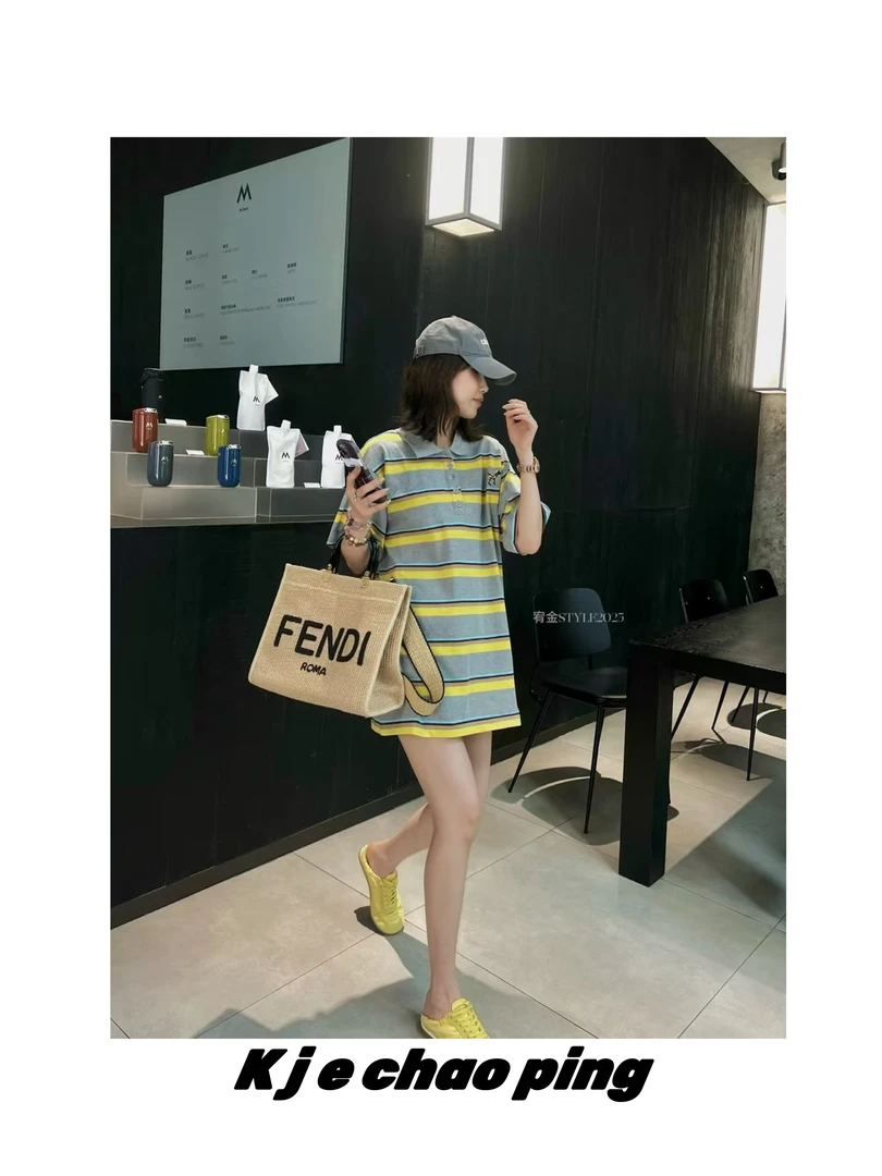 #76299小马条纹polo衫