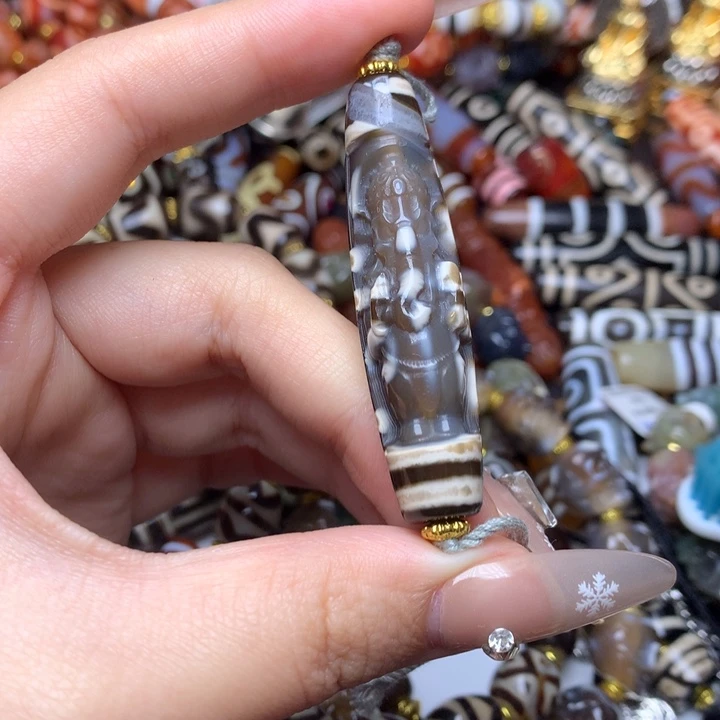 玛瑙/玉髓未镶嵌发一条