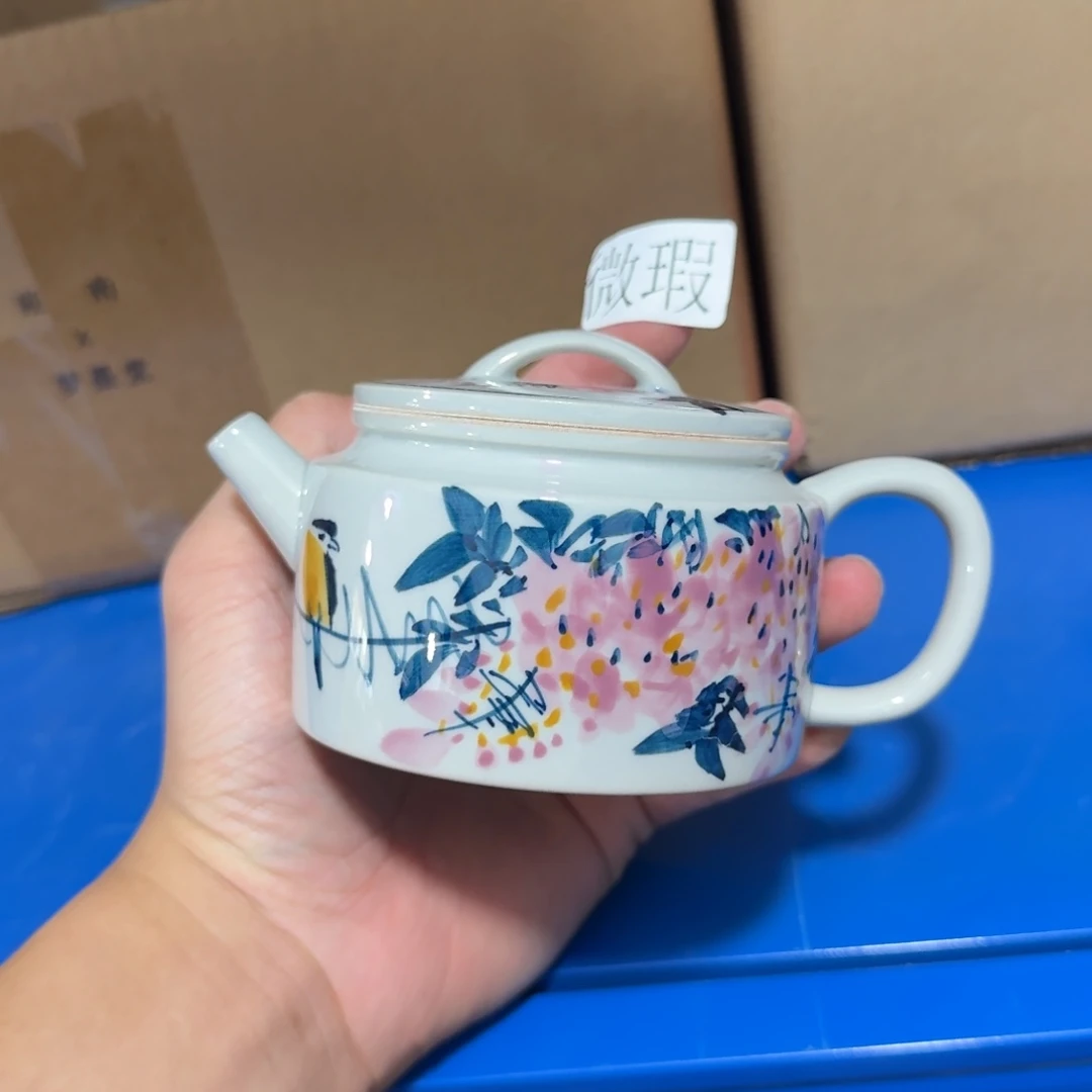 釉下彩纯手绘微瑕