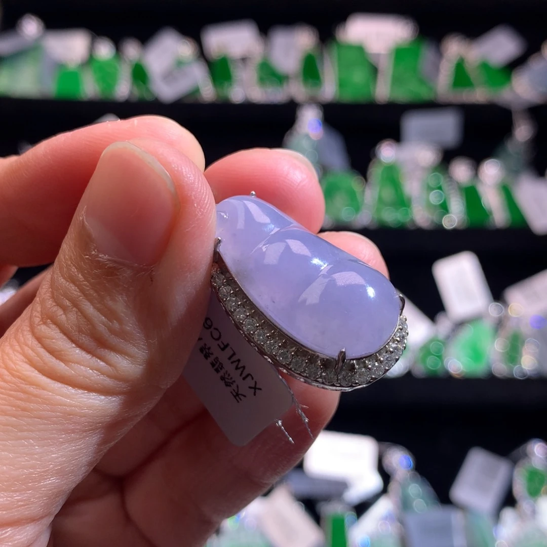 【闪购商品】颈饰银S925镶嵌翡翠