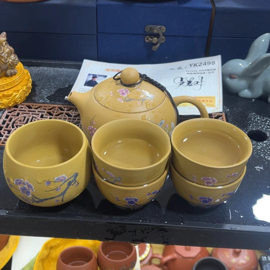 茶杯紫砂紫砂壶一壶5杯