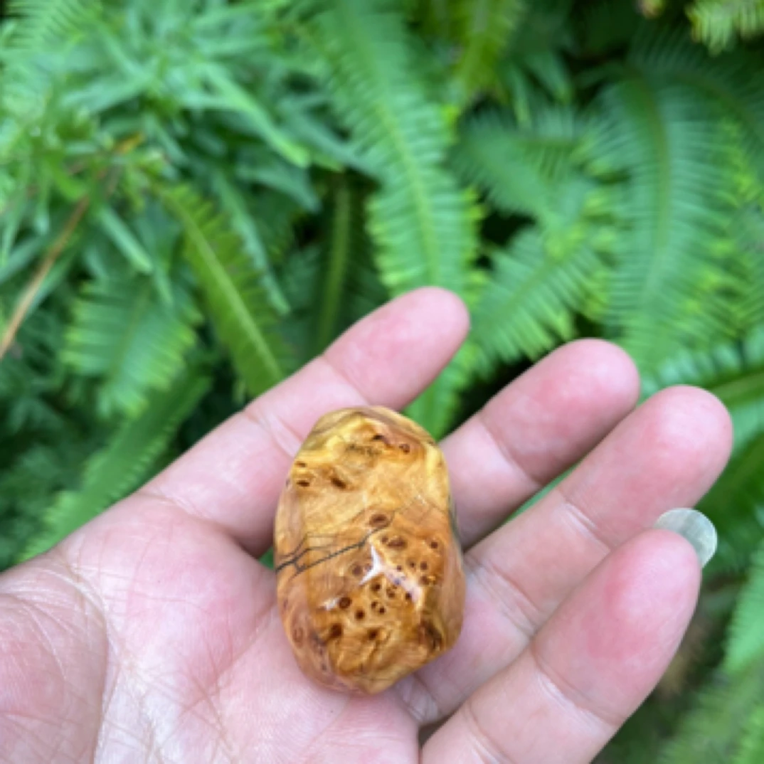 太行陈化老料崖柏 留疤 随形 手把件