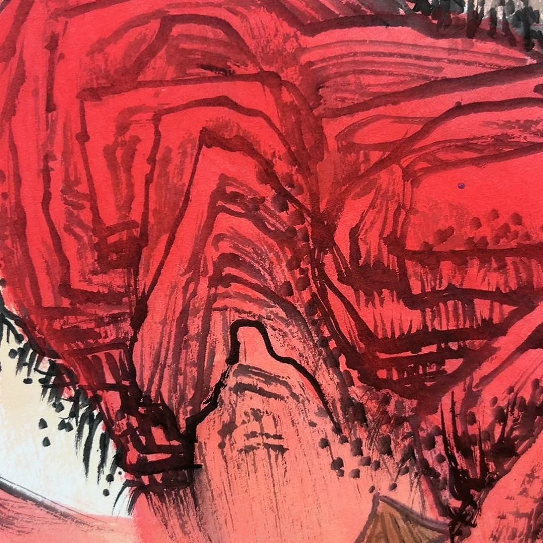 国画苏珊展览原作