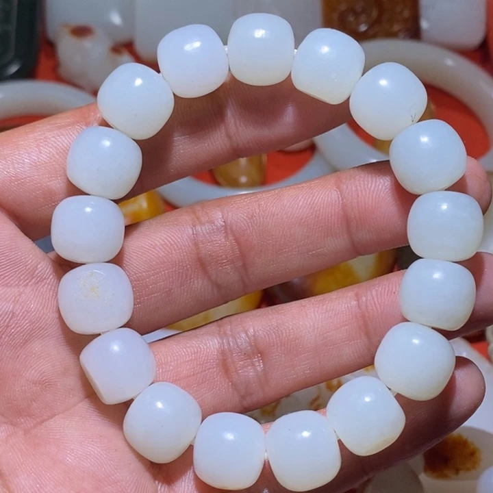 和田玉未镶嵌套链