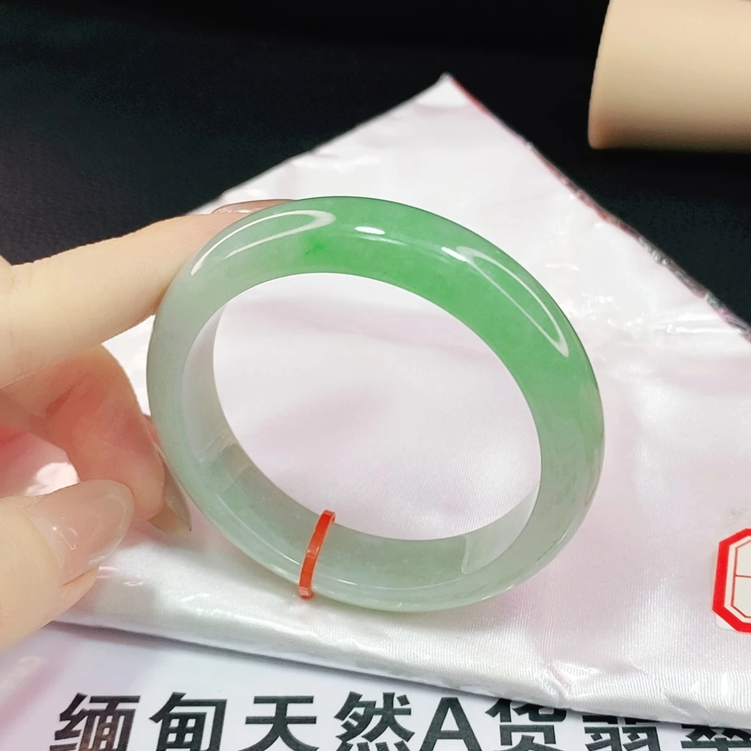 未镶嵌手镯翡翠53正圈