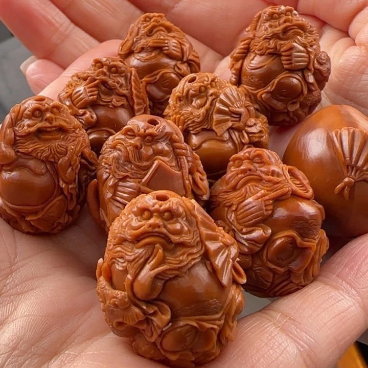 超***著核桃手串/手链橄榄核