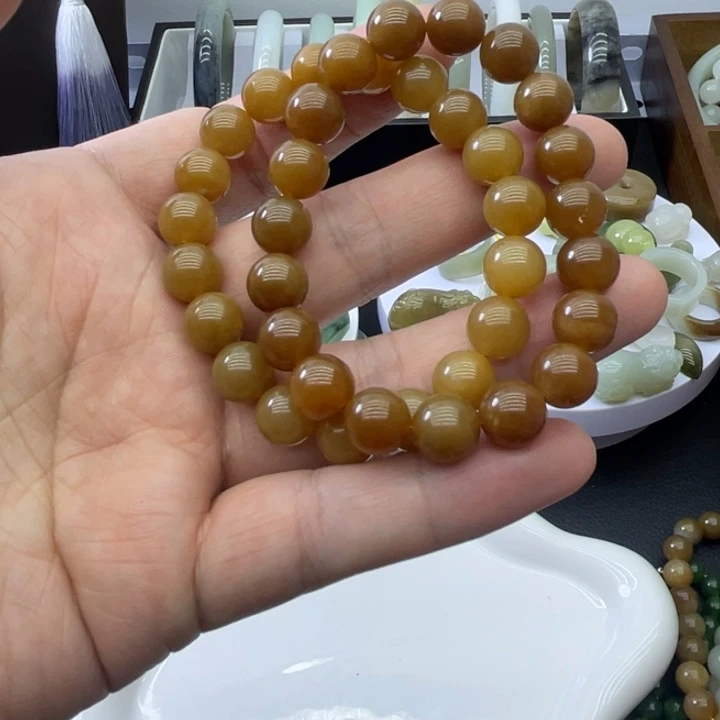 和田玉（糖玉）未镶嵌手链