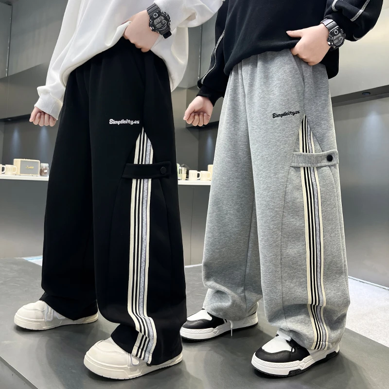 儿童装男童裤子2025新款卫裤春秋款中大童秋装休闲裤男孩秋季长裤