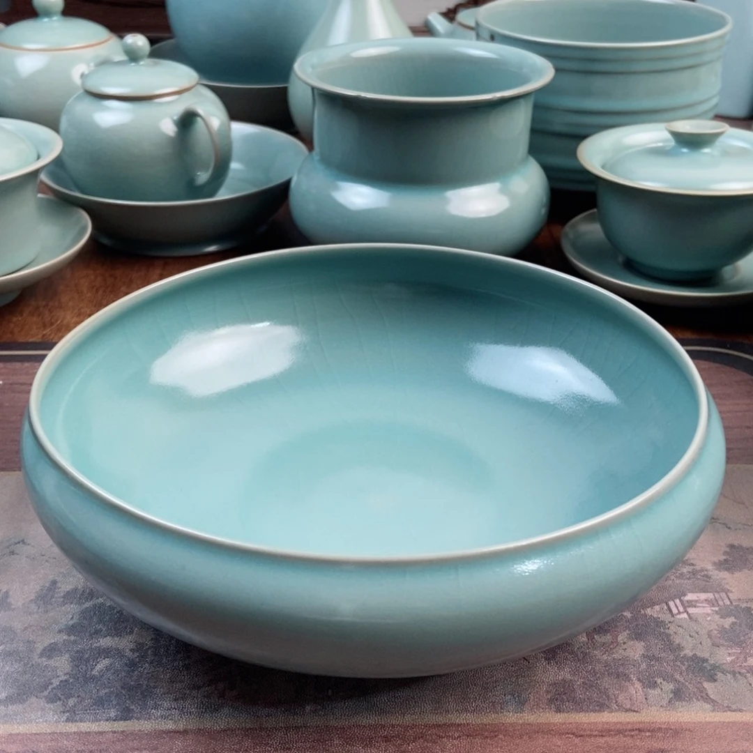 摆件原产地原矿汝瓷～茶器