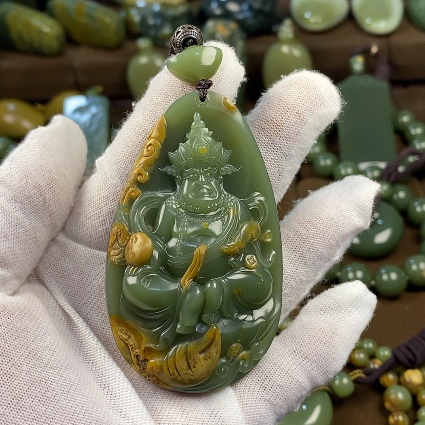 【闪购商品】颈饰未镶嵌岫岩河磨玉（透闪石质玉）满***程