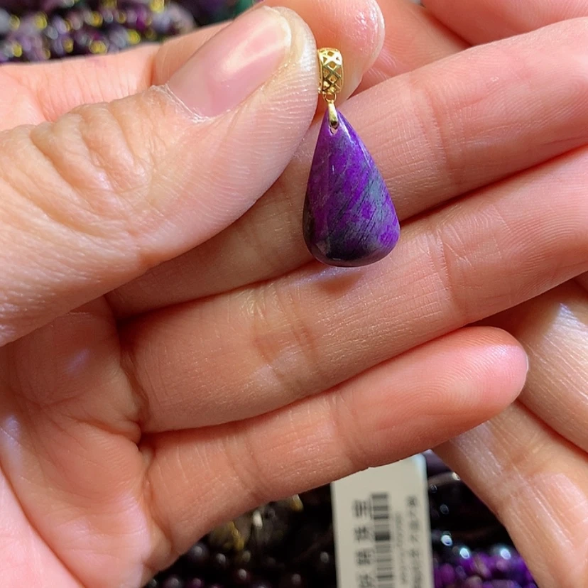 【闪购商品】苏纪石（舒俱来）吊坠18K金镶嵌