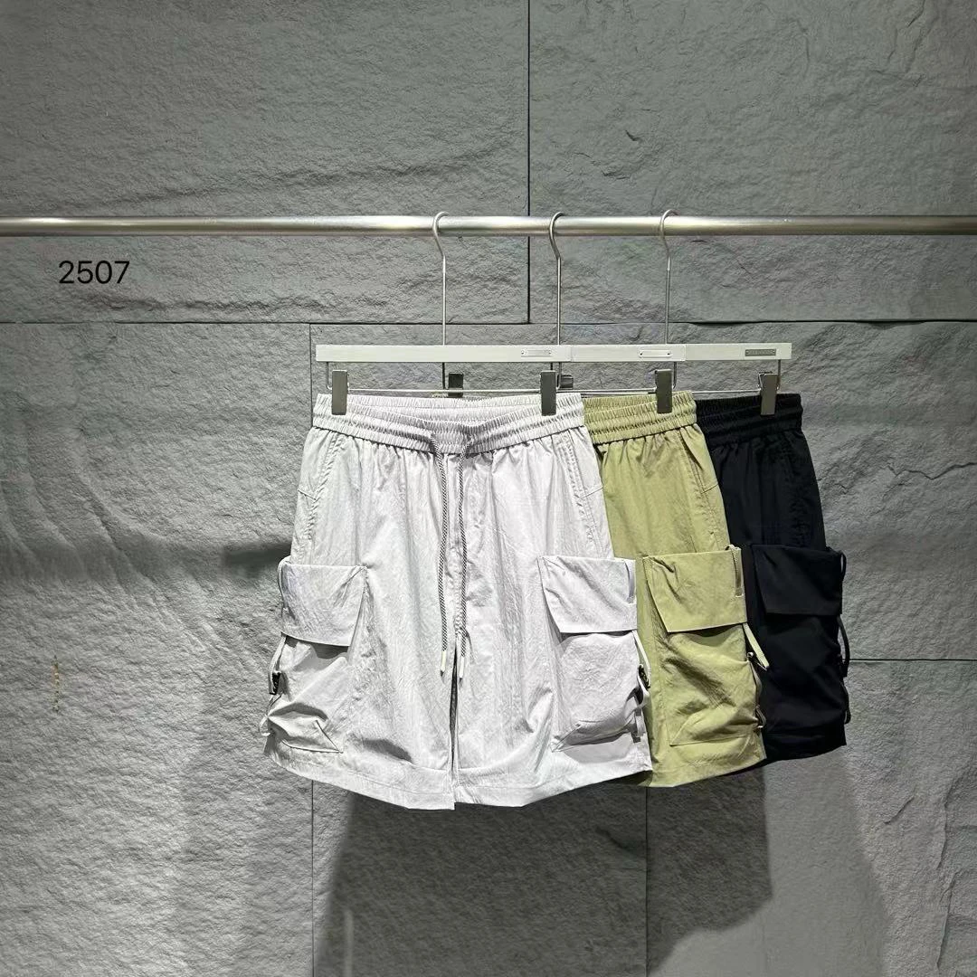 YLZ（1nz2507-1#）速干面料！松紧抽绳男装休闲短裤6-4