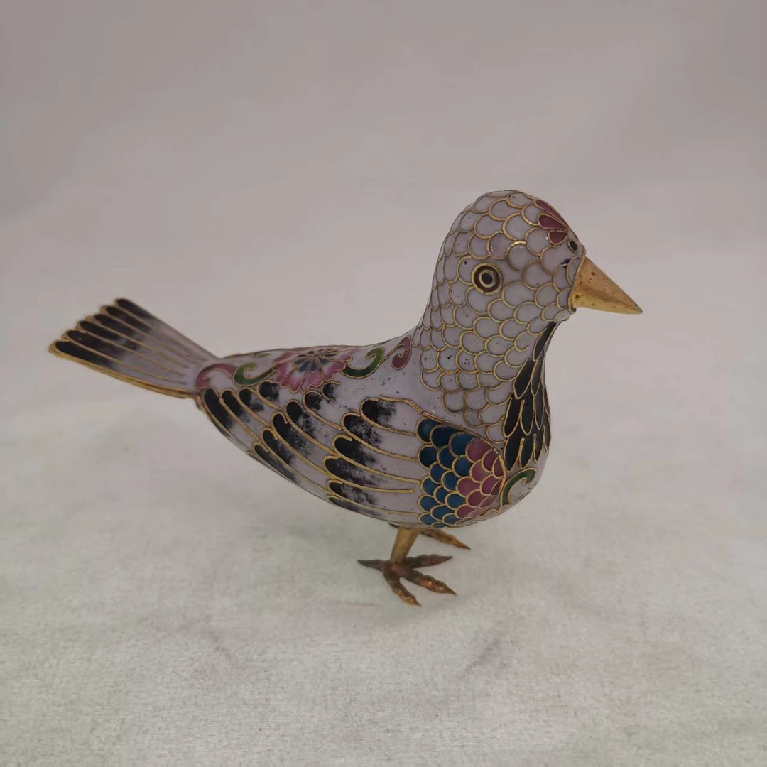 北京市珐琅厂 十一大集活动产品 小鸽子摆件