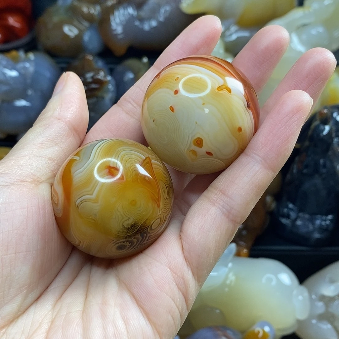 玛瑙/玉髓未镶嵌手把件