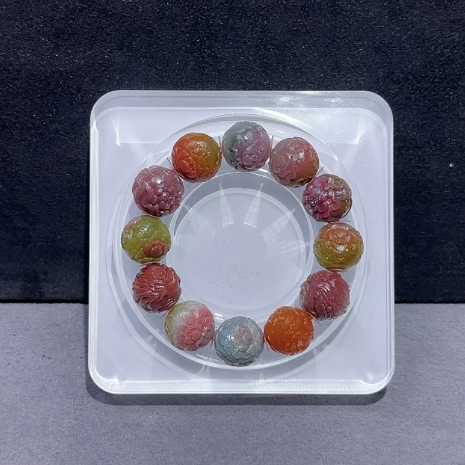 四川凉山盐源玛瑙大师工艺全彩炫彩色系凤穿牡丹毕业收藏一步到位