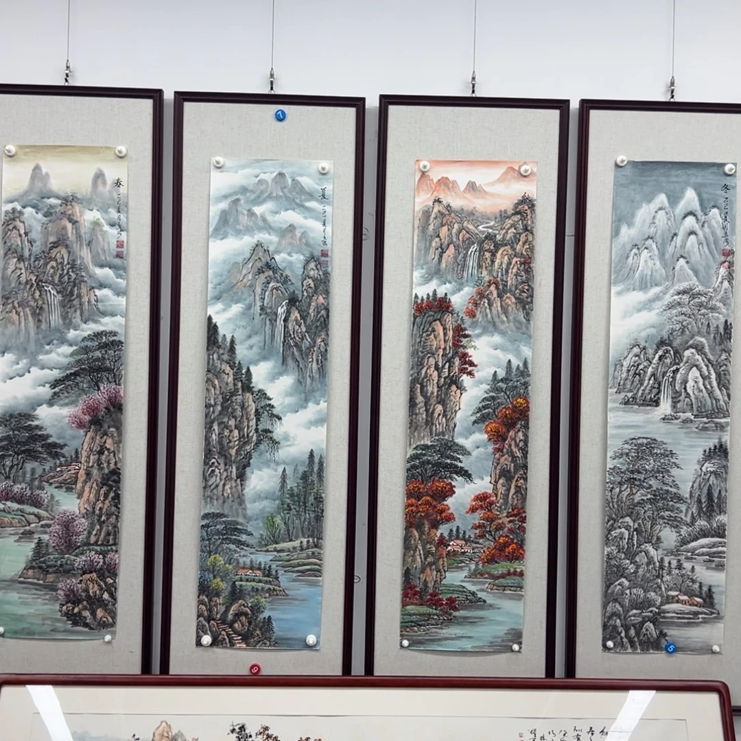 国画绘画作品多次参加全国138.35/4条