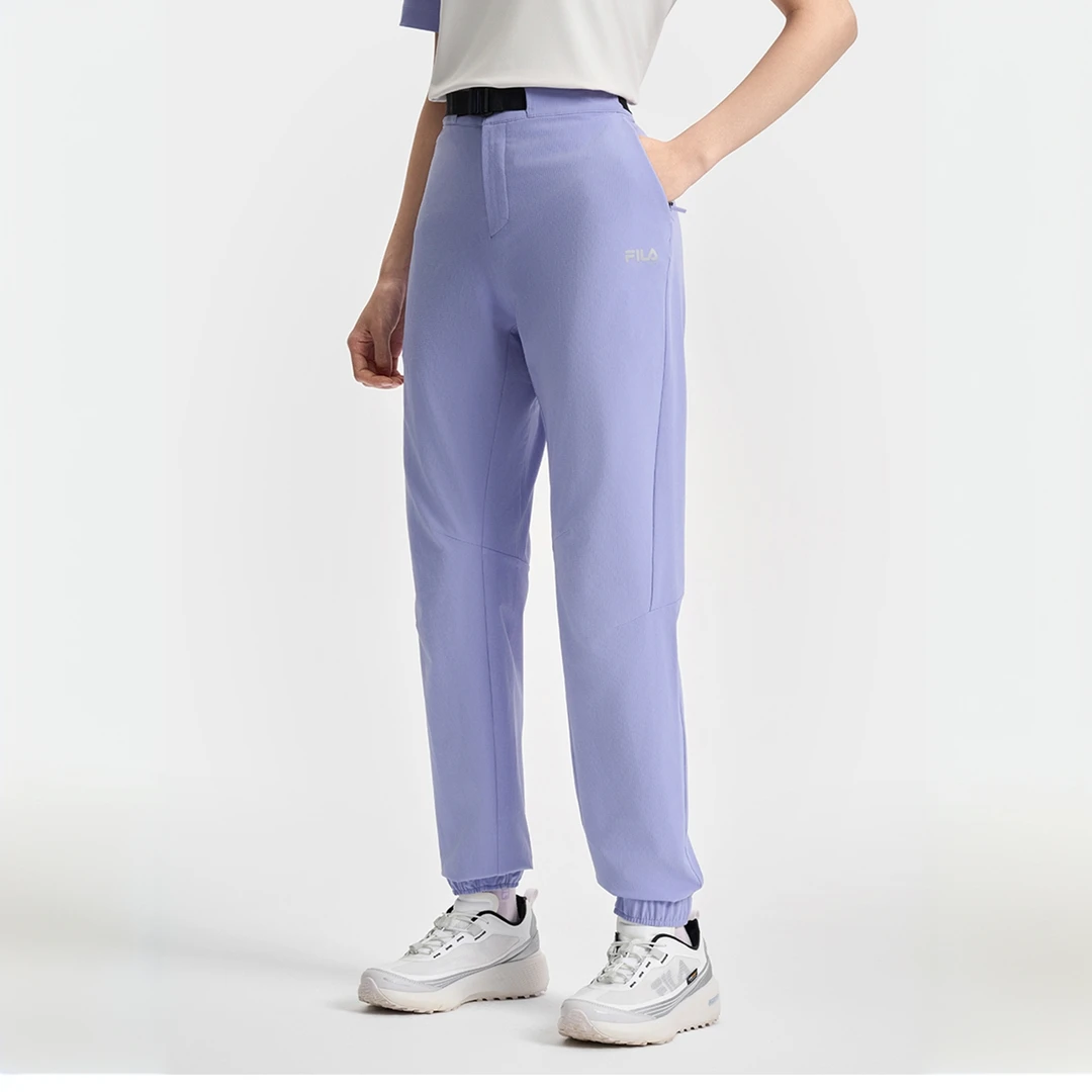 Fila/斐乐女士春夏新款【户外运动欧若风简约】梭织长裤A11W528801F