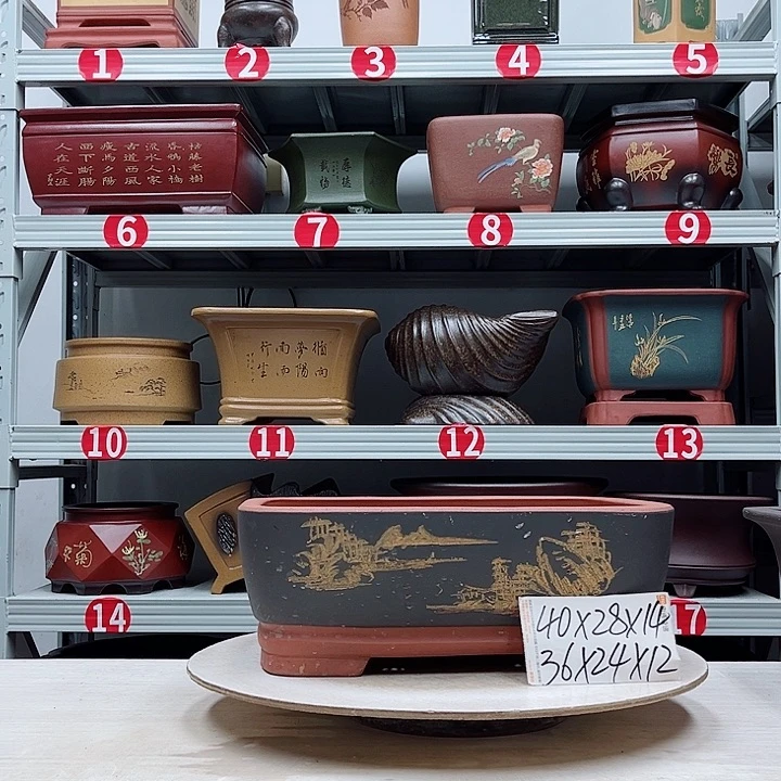 紫砂花盆紫砂花盆