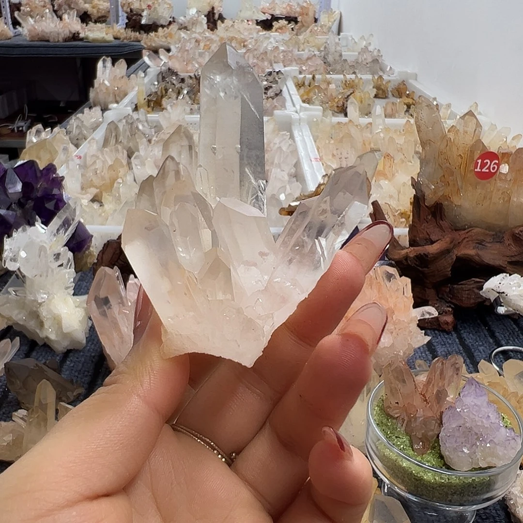 ****银S925镶嵌珠宝半成品水晶