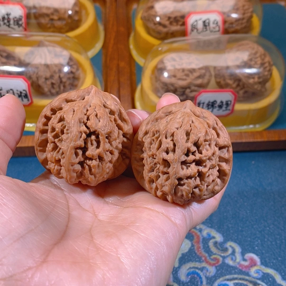 吊坠文玩核桃也****晴43凤凰台