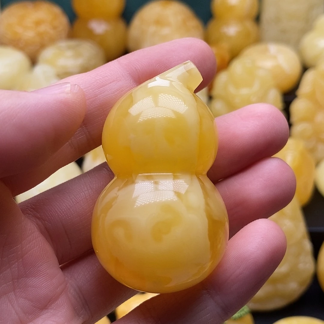 琥珀颈饰未镶嵌琥珀蜜蜡吊坠