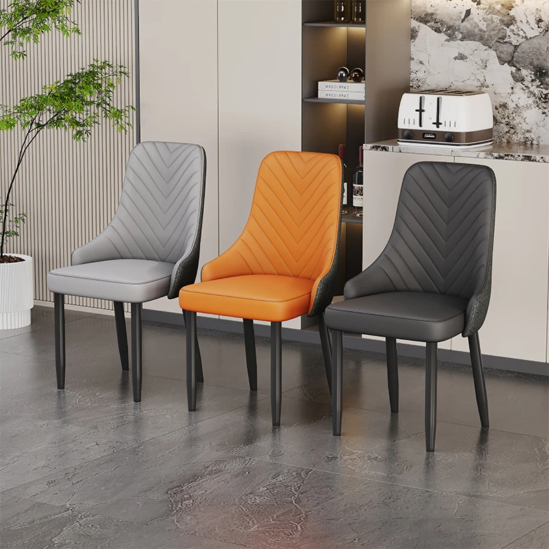 新疆包邮家用餐椅轻奢感北欧餐桌椅子现代简约餐厅凳加厚舒适靠背