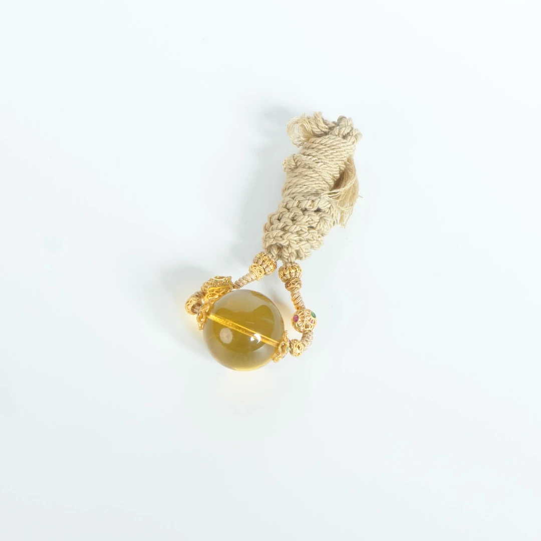 M2436 缅甸925银21+蓝珀锁骨链 10.90g