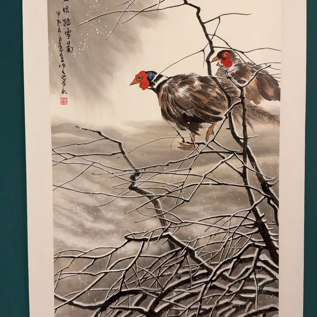 国画董老师作品画作