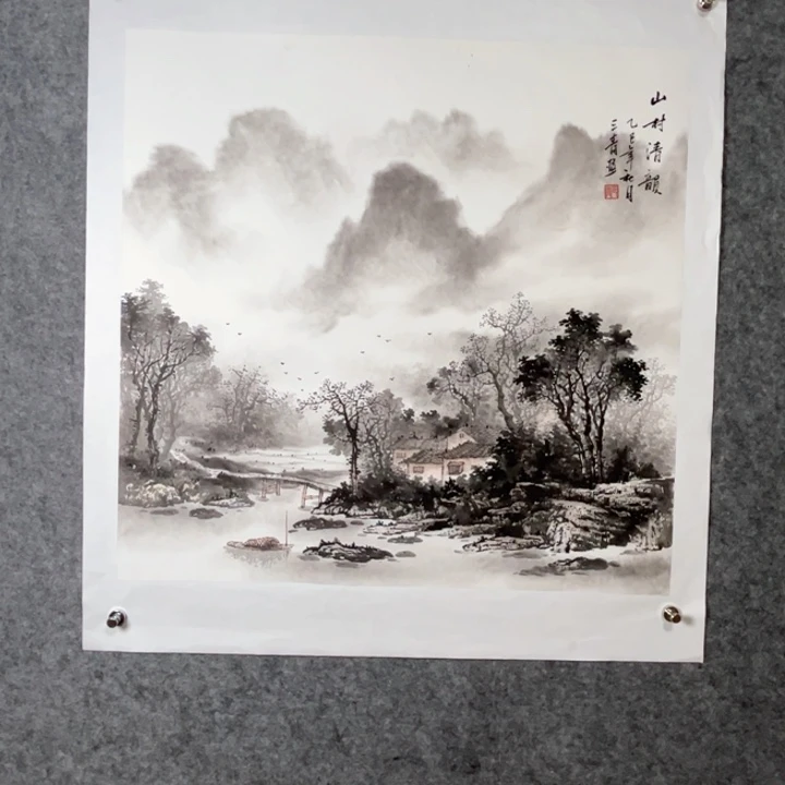 国画精品手绘国画作品