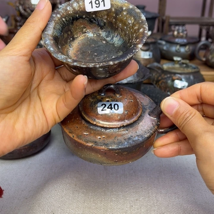 壶精**横裸柴烧陶瓷茶具