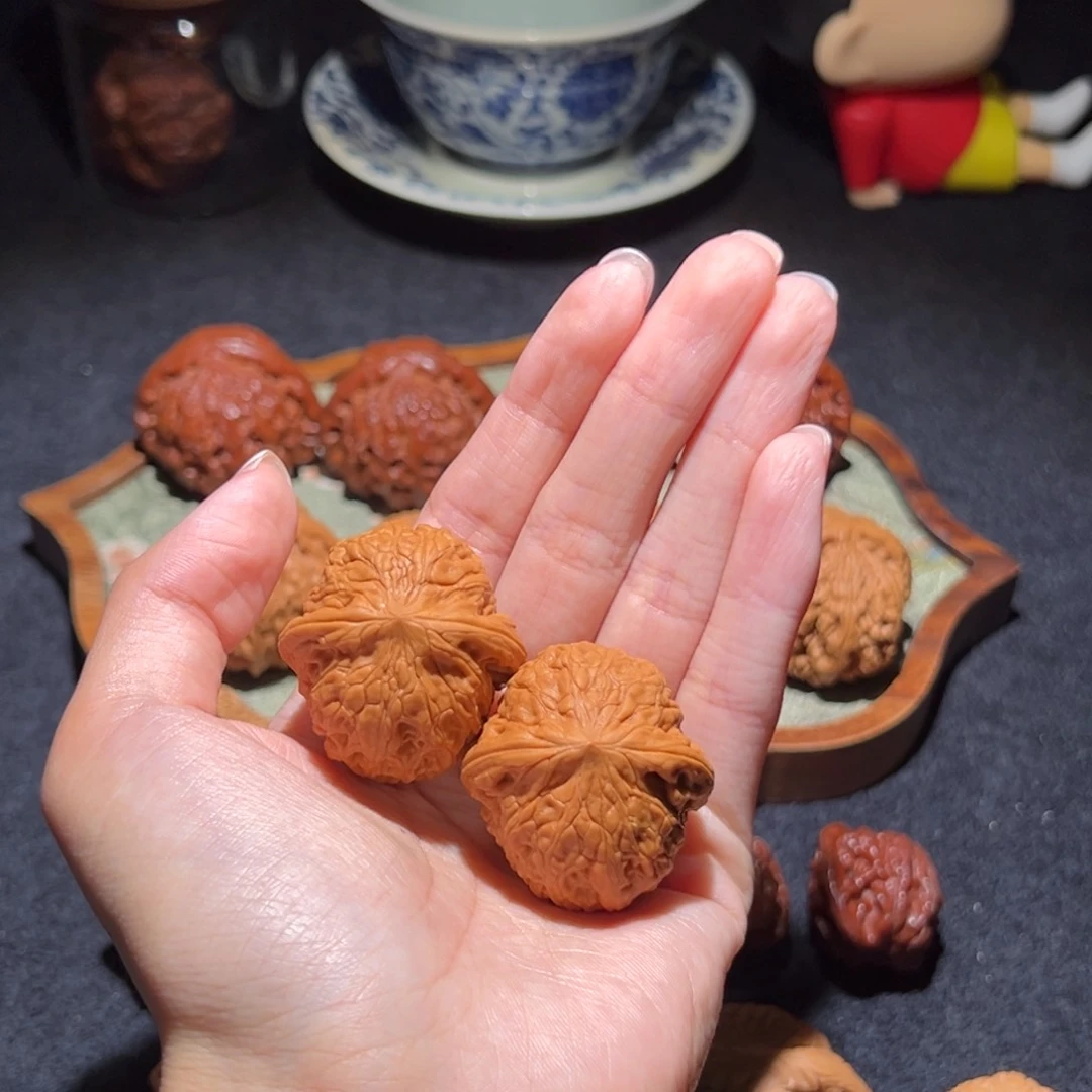 文玩核桃把件33铁锤