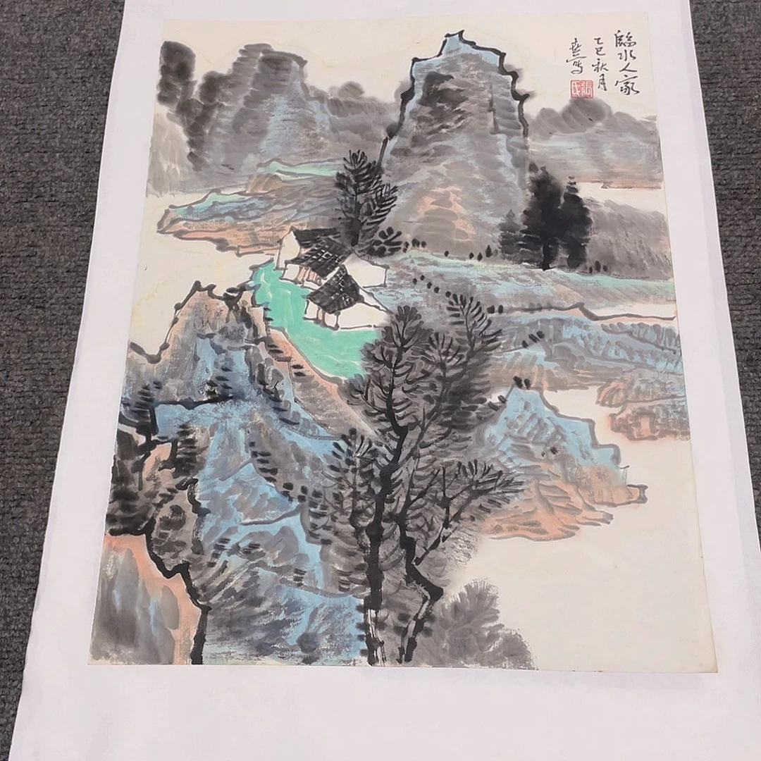 国画1.4平尺纯手绘国画作品