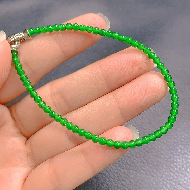 翡翠未镶嵌吊坠(不含链)手串