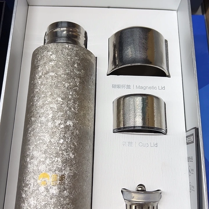 匡迪钛杯抗菌杯450银色