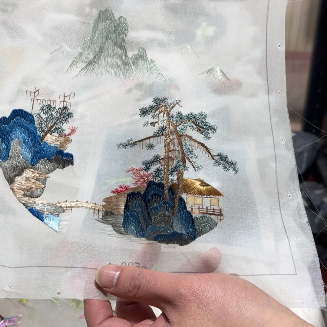 织绣纯手工苏绣陆老师