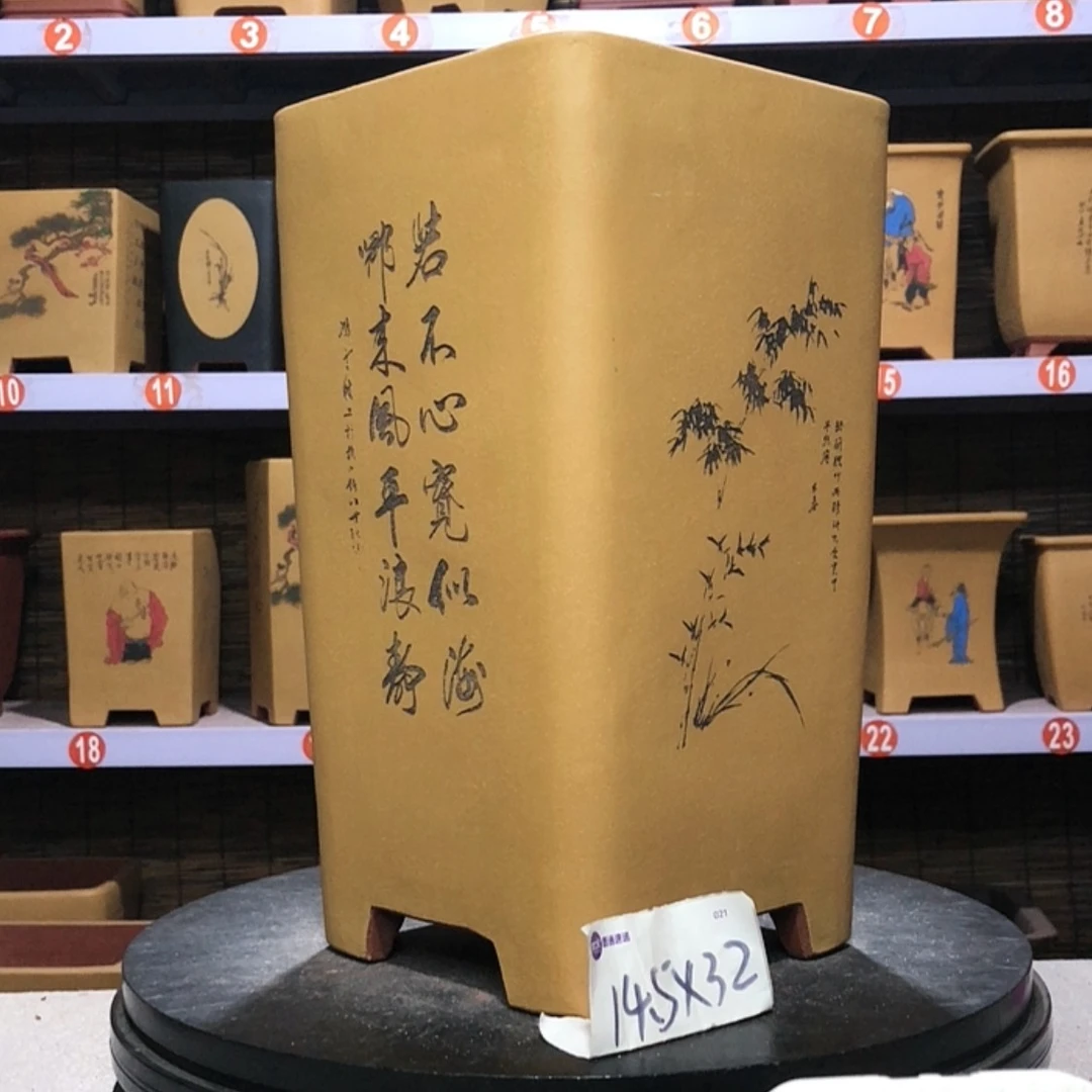 【闪购商品】紫砂花盆廖*国手工制作