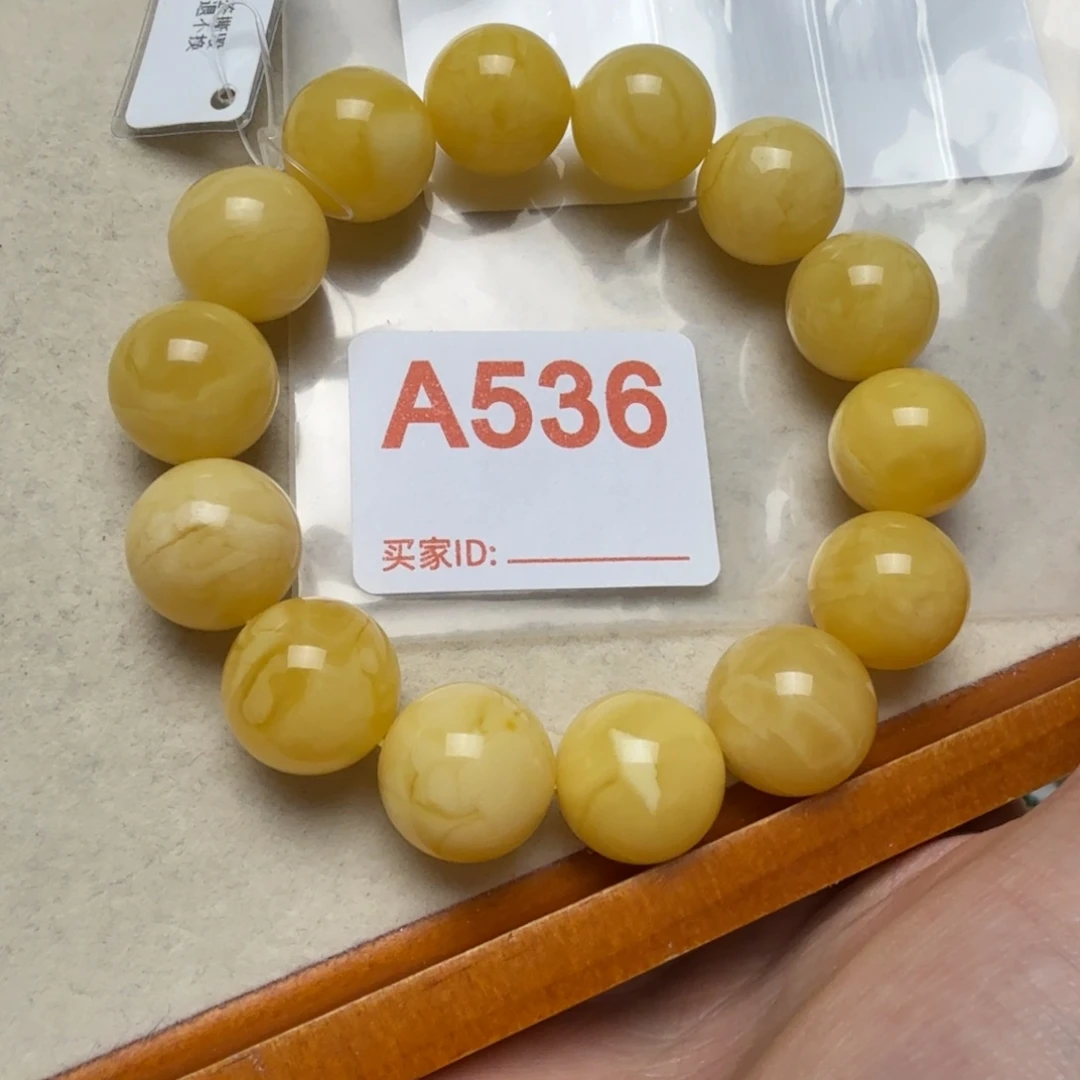 琥珀未镶嵌手串琥珀蜜蜡手串16mm+
