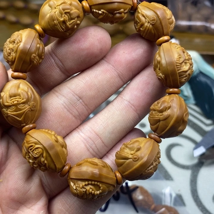 橄榄核手串/手链橄榄核雕工艺手串