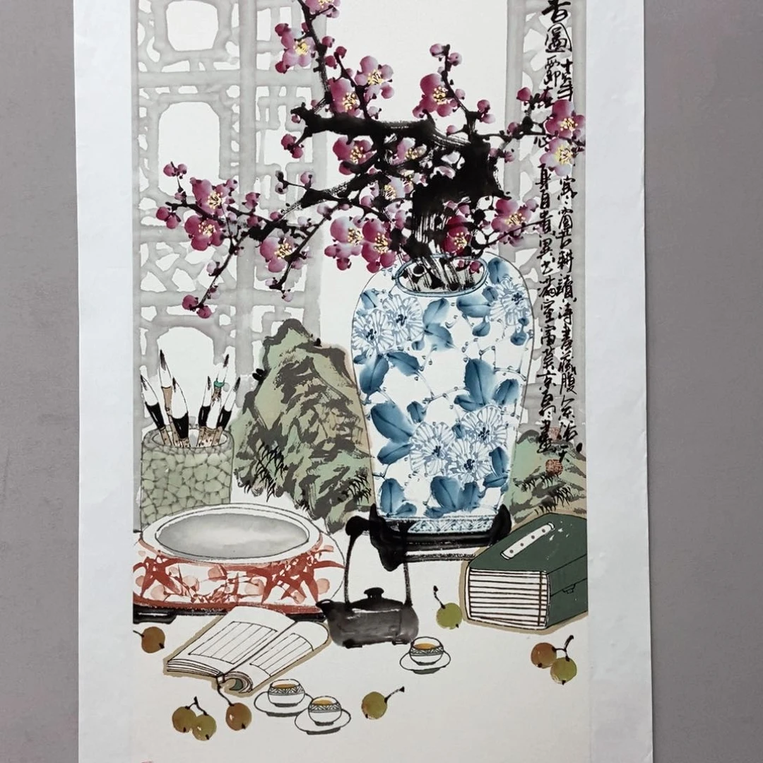 国画陈党明三尺精品佳作