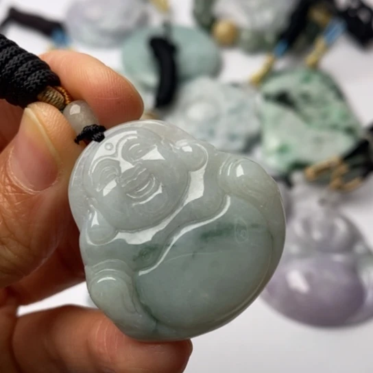 翡翠未镶嵌挂件翡翠